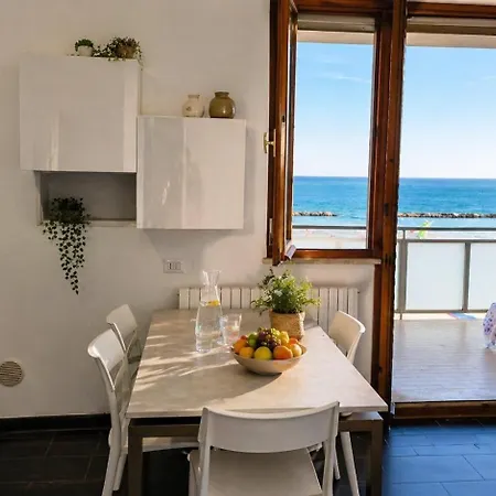 公寓 Terrazzo Panoramico Fronte Mare Zamponi 西维尔诺瓦·马尔凯